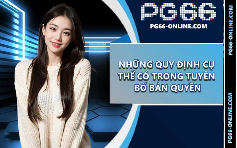 Tuyên bố bản quyền PG66