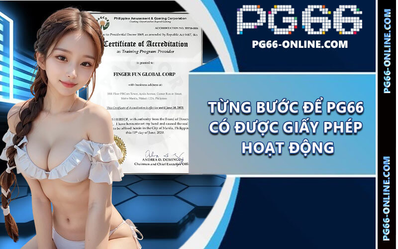 Giấy phép hoạt động PG66
